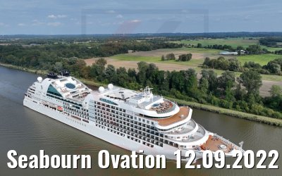 Seabourn Ovation 12.09.2022 Kiel Canal