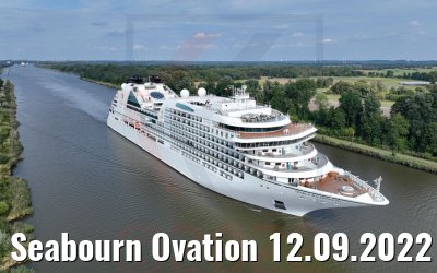 Seabourn Ovation 12.09.2022 Kiel Canal