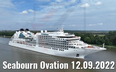 Seabourn Ovation 12.09.2022 Nord-Ostsee-Kanal
