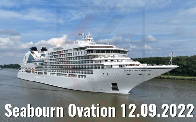 Seabourn Ovation 12.09.2022 Nord-Ostsee-Kanal