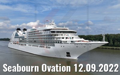 Seabourn Ovation 12.09.2022 Nord-Ostsee-Kanal