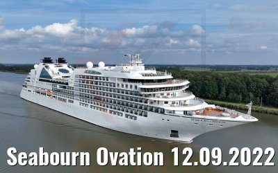 Seabourn Ovation 12.09.2022 Nord-Ostsee-Kanal