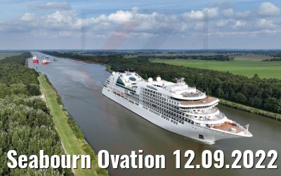 Seabourn Ovation 12.09.2022 Nord-Ostsee-Kanal