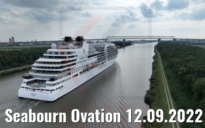 Seabourn Ovation 12.09.2022 Nord-Ostsee-Kanal