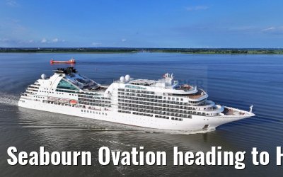 Seabourn Ovation heading to Hamburg 28.05.2024