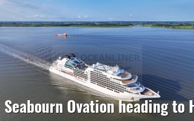 Seabourn Ovation heading to Hamburg 28.05.2024