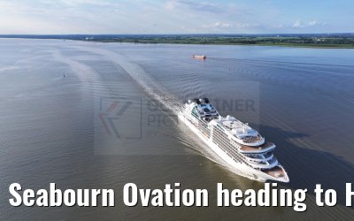 Seabourn Ovation heading to Hamburg 28.05.2024