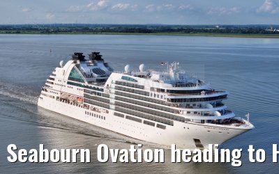 Seabourn Ovation heading to Hamburg 28.05.2024