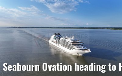 Seabourn Ovation heading to Hamburg 28.05.2024