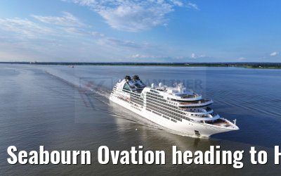 Seabourn Ovation heading to Hamburg 28.05.2024