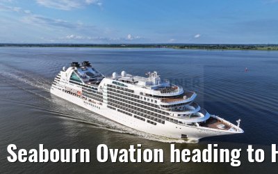 Seabourn Ovation heading to Hamburg 28.05.2024