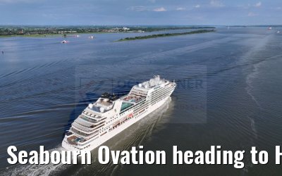 Seabourn Ovation heading to Hamburg 28.05.2024