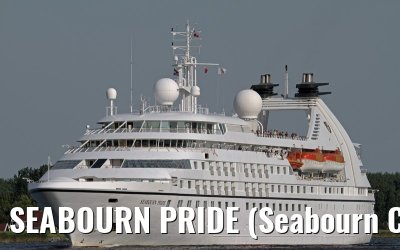 SEABOURN PRIDE (Seabourn Cruise Line) outbound port of Amsterdam - Aug. 12, 2012