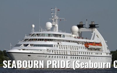 SEABOURN PRIDE (Seabourn Cruise Line) outbound port of Amsterdam - Aug. 12, 2012