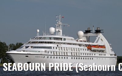 SEABOURN PRIDE (Seabourn Cruise Line) outbound port of Amsterdam - Aug. 12, 2012