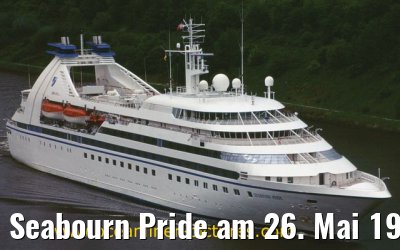 Seabourn Pride am 26. Mai 1997 im Nord-Ostsee-Kanal