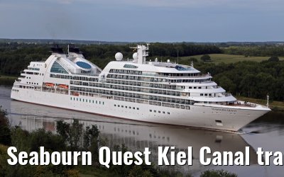 Seabourn Quest Kiel Canal transit 04. August 2014