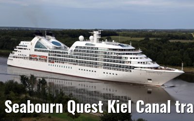 Seabourn Quest Kiel Canal transit 04. August 2014