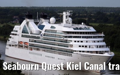 Seabourn Quest Kiel Canal transit 04. August 2014