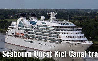 Seabourn Quest Kiel Canal transit 04. August 2014