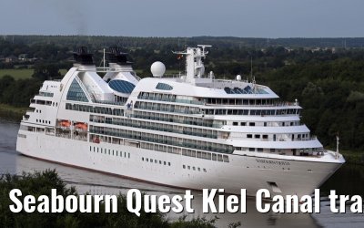 Seabourn Quest Kiel Canal transit 04. August 2014
