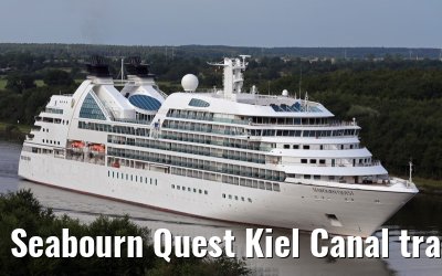 Seabourn Quest Kiel Canal transit 04. August 2014