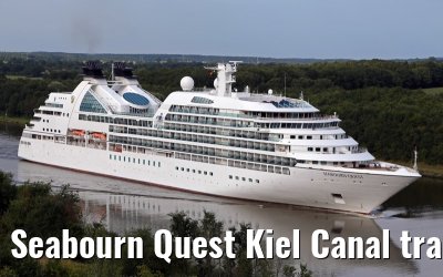 Seabourn Quest Kiel Canal transit 04. August 2014