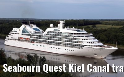 Seabourn Quest Kiel Canal transit 04. August 2014