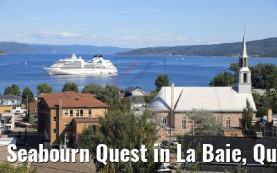 Seabourn Quest in La Baie, Québec, Canada