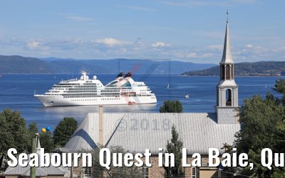 Seabourn Quest in La Baie, Québec, Canada