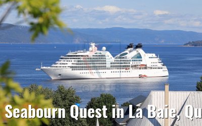 Seabourn Quest in La Baie, Québec, Canada