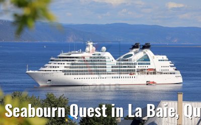 Seabourn Quest in La Baie, Québec, Canada