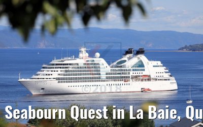Seabourn Quest in La Baie, Québec, Canada