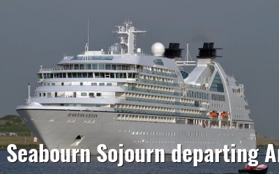 Seabourn Sojourn departing Amsterdam, 02.09.2011