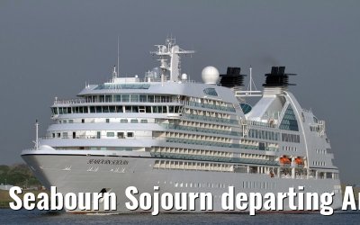 Seabourn Sojourn departing Amsterdam, 02.09.2011