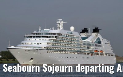 Seabourn Sojourn departing Amsterdam, 02.09.2011