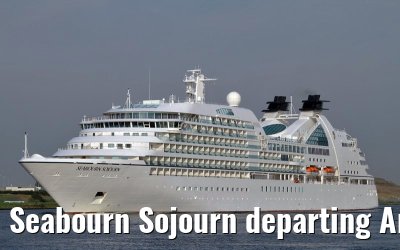 Seabourn Sojourn departing Amsterdam, 02.09.2011