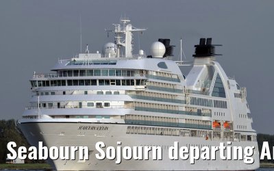 Seabourn Sojourn departing Amsterdam, 02.09.2011