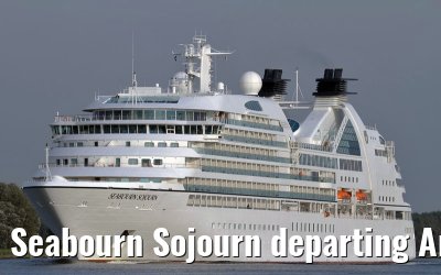 Seabourn Sojourn departing Amsterdam, 02.09.2011