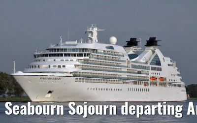 Seabourn Sojourn departing Amsterdam, 02.09.2011