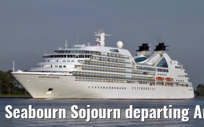 Seabourn Sojourn departing Amsterdam, 02.09.2011