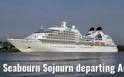 Seabourn Sojourn departing Amsterdam, 02.09.2011