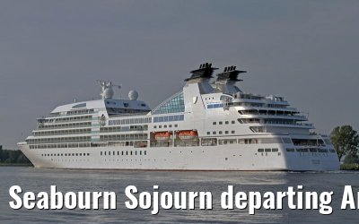 Seabourn Sojourn departing Amsterdam, 02.09.2011