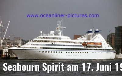 Seabourn Spirit am 17. Juni 1996 in Hamburg