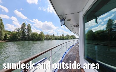 sundeck and outside area