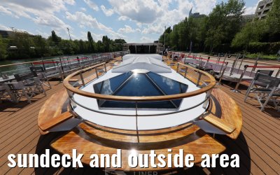 sundeck and outside area