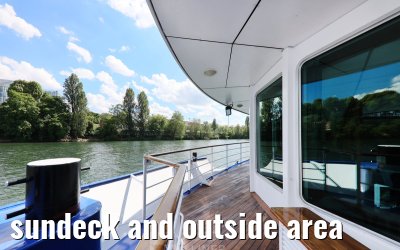sundeck and outside area