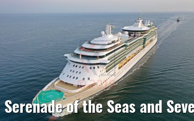 Serenade of the Seas and Seven Seas Explorer warnemuende 07.08.2019