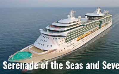 Serenade of the Seas and Seven Seas Explorer warnemuende 07.08.2019