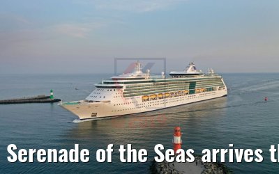 Serenade of the Seas arrives the port of Warnemuende 07.08.2019